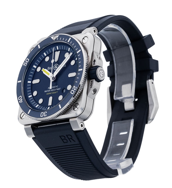 Bell and Ross BR03-92 BR0392-D-BU-ST/SRB Image 2